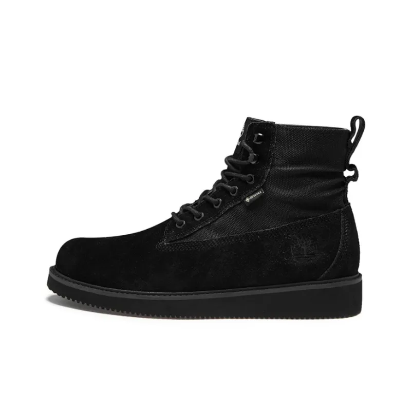 Timberland 6 Inch Premium Vibram Waterproof Wide Fit Boots 'Black Suede'-0