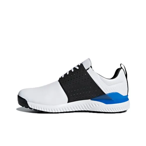 Adidas Adicross Golf Shoes Men Mid-Top White/Black/Blue