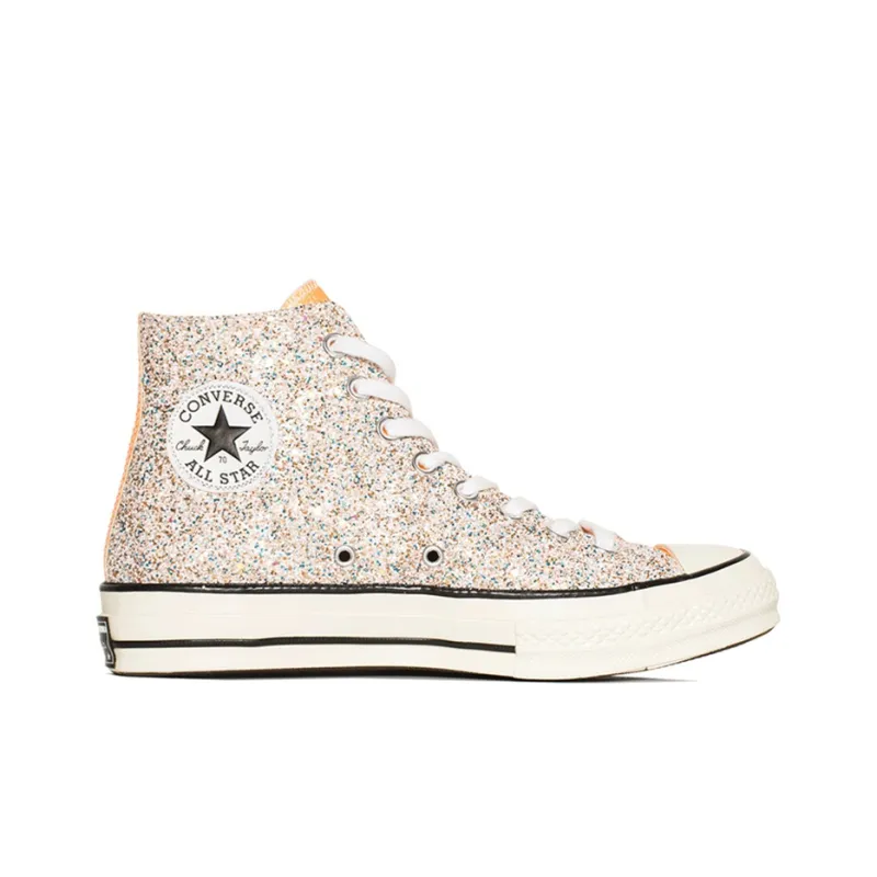 Converse Chuck Taylor All Star 70 Hi Jw Anderson Glitter Pink Orange-1