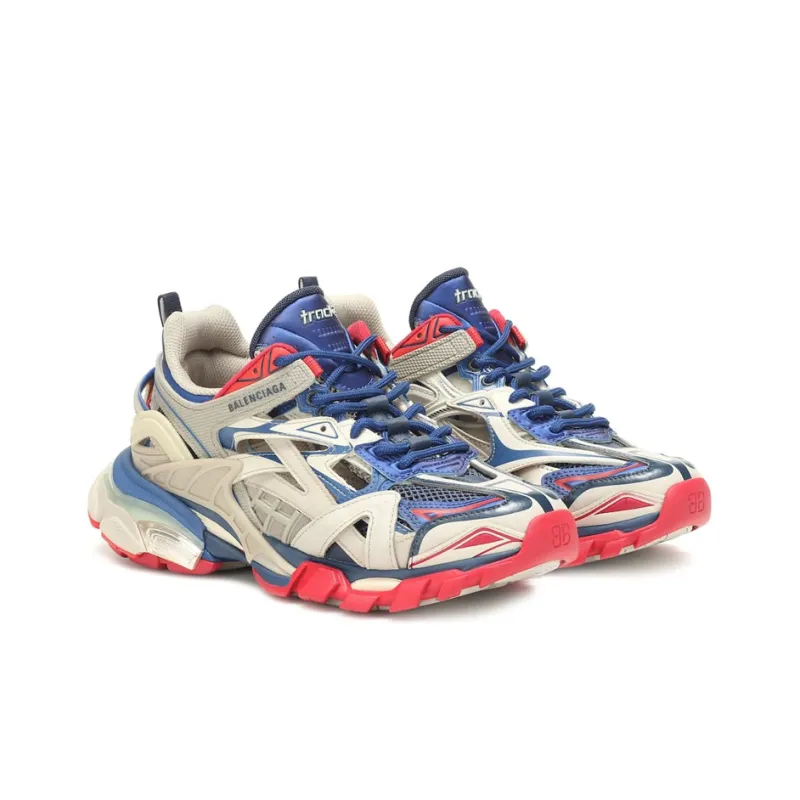 Balenciaga Track.2 Trainer 'Beige Blue Red' Women's-3