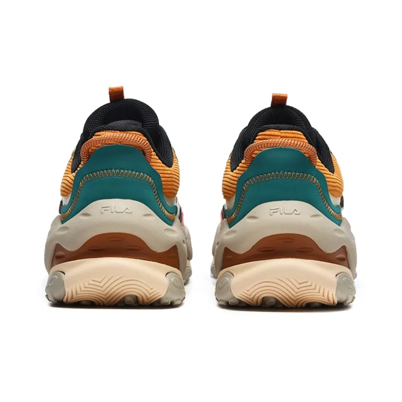 FILA FUSION Cheese Sneakers 'Brown Pink' Women's-3