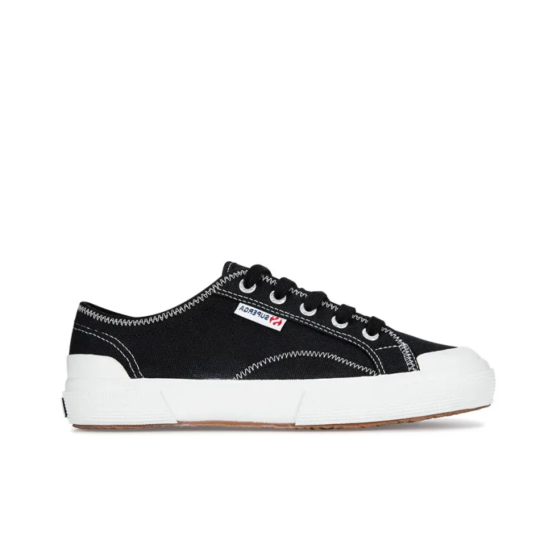 SUPERGA Canvas Shoes Unisex Low-Top Black-1