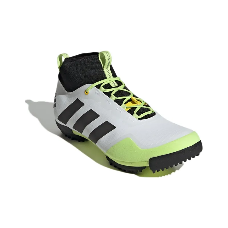 Adidas The Gravel Shoe 'White Black Light Green'-2