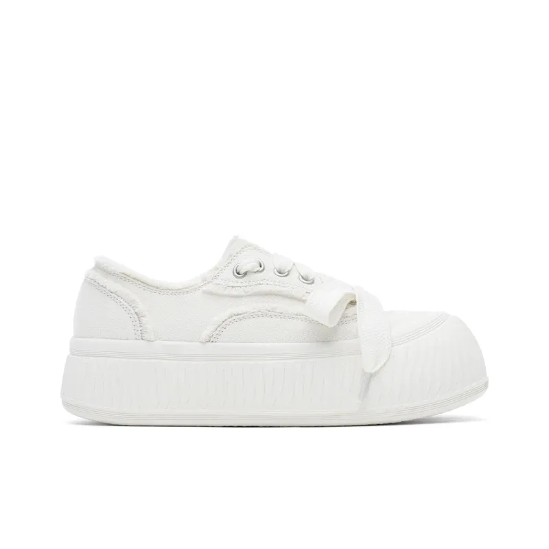 Dickies Canvas Shoes Women's Low Top Beige-1