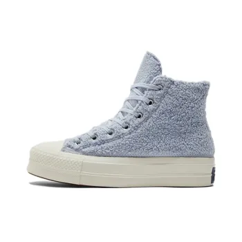 Chuck Taylor All Star Women's Converse Platform High 'Cozy Sherpa Ghost' Women's