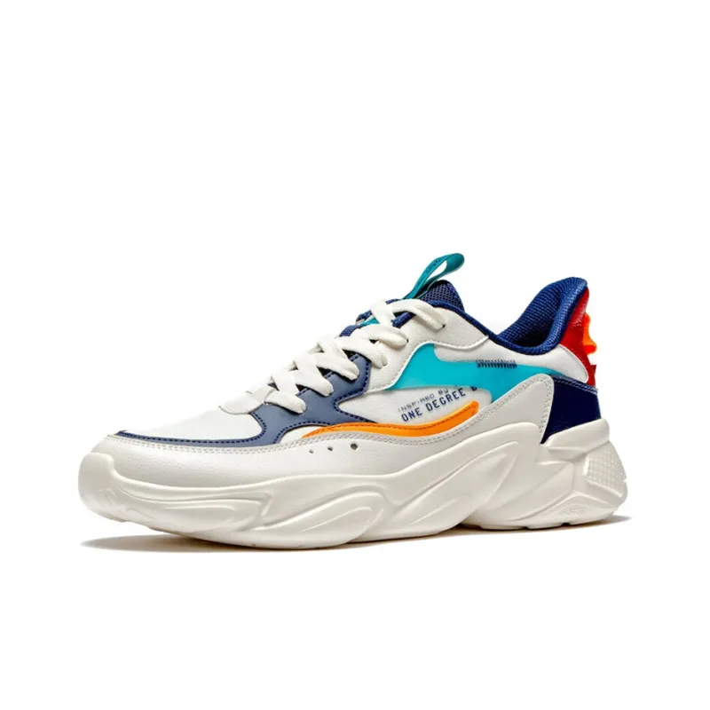 361° NFO Chunky Sneakers Men Low Top White/Green-1