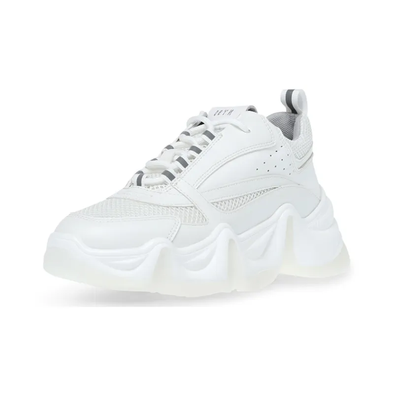 STEVE MADDEN Chunky Sneakers Women's Low-Top White-1