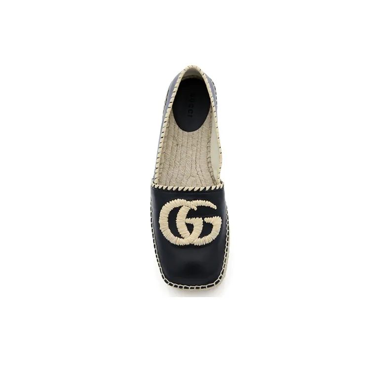 GUCCI Embroidered GG Espadrilles-3