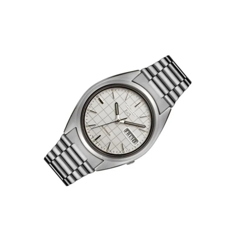SEIKO 5 Collection Automatic Mechanical Movement Unisex Wrist Watches White Dial SNXF05K1-1
