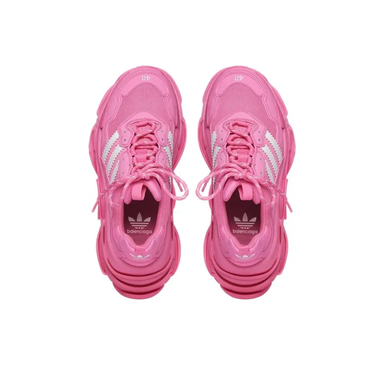 Balenciaga X Adidas Triple S Neon Pink Women's-2