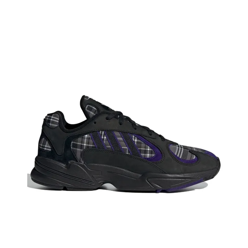 Adidas Yung 1 Purple Plaid-1