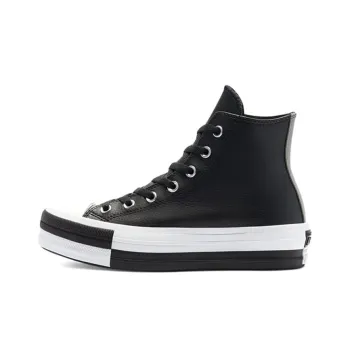 Converse Ctas Double Stack Lift Hi White Black Sneakers 'Black White' Women's