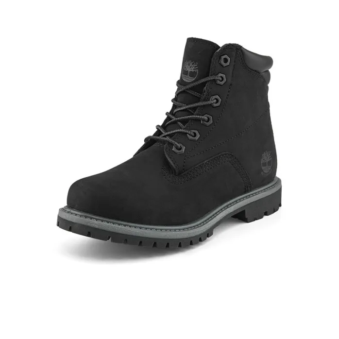 Timberland Waterville 6 Inch Waterproof Wide Fit Boots 'Black' Women's-2