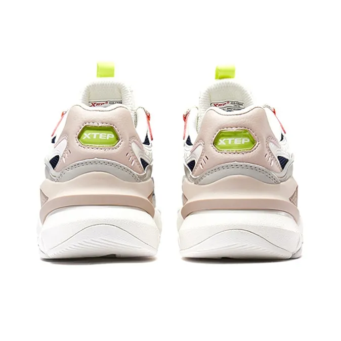 XTEP Chunky Sneakers Women's Low Top White/Blue-2