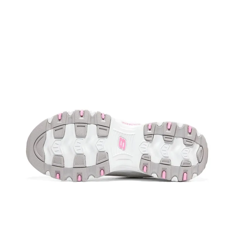 Skechers D'Lites 1.0 'White Pink' Women's-4