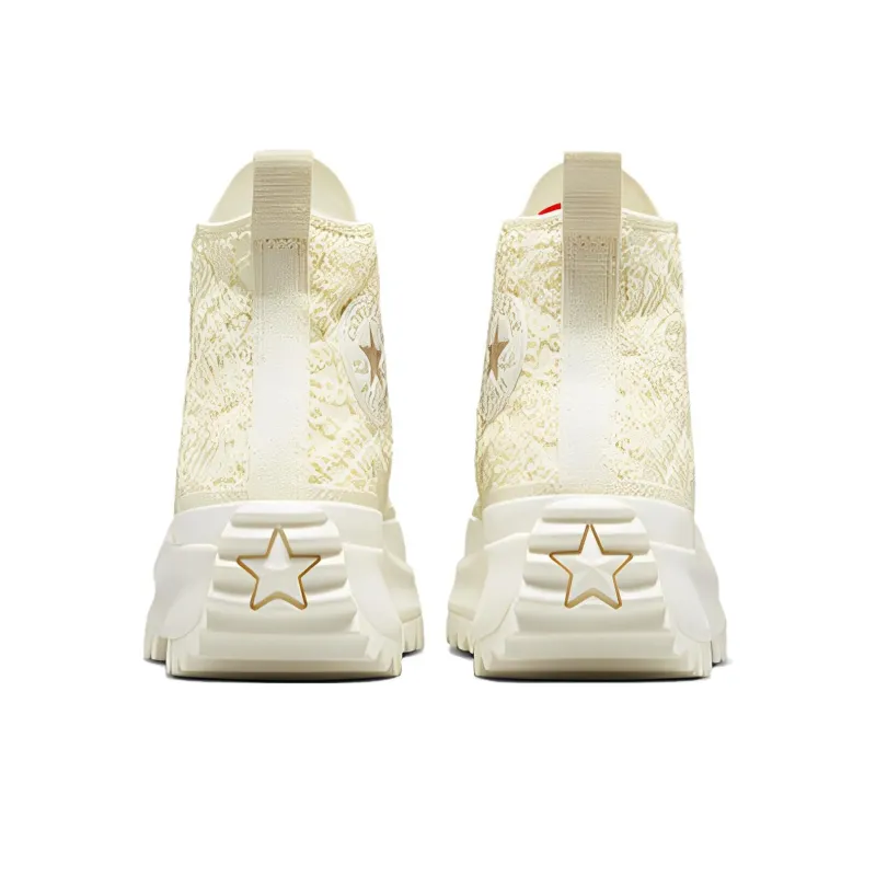 Converse Run Star Hike Platform Hi Daisy Cord Egret Women's-3