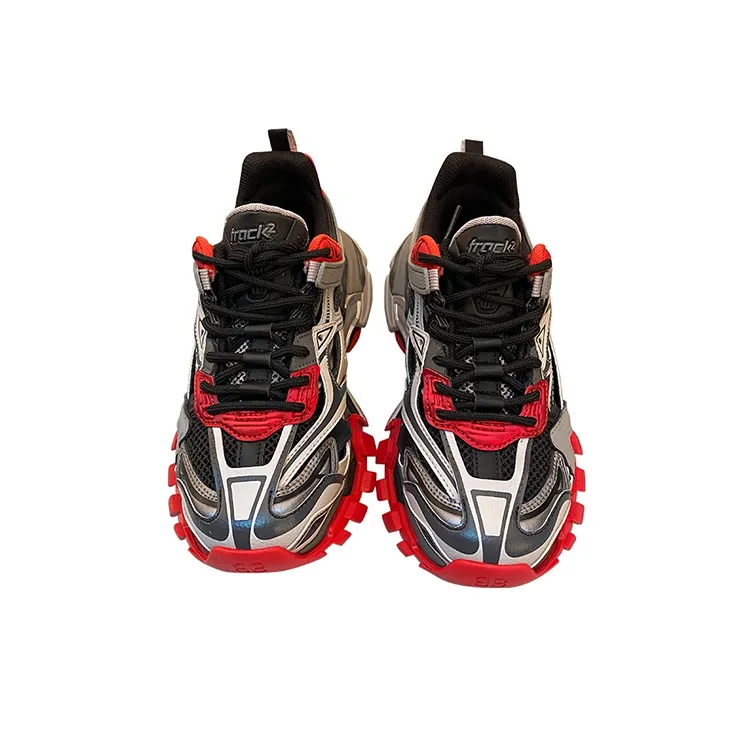 Balenciaga Track.2 Trainer 'Black Grey Red' Women's-2