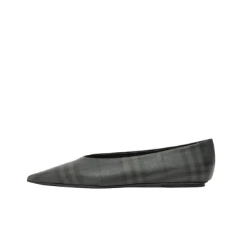 Burberry Madelina Ballet Flat Gray Check Women's