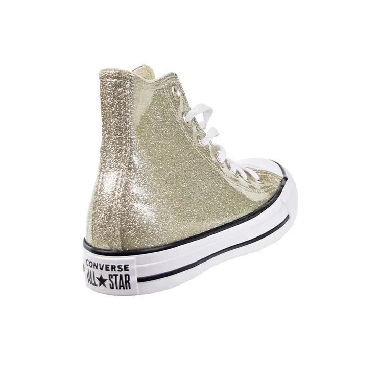 Converse Women's Chuck Taylor All Star High 'Light Gold Glitters' Women's-2
