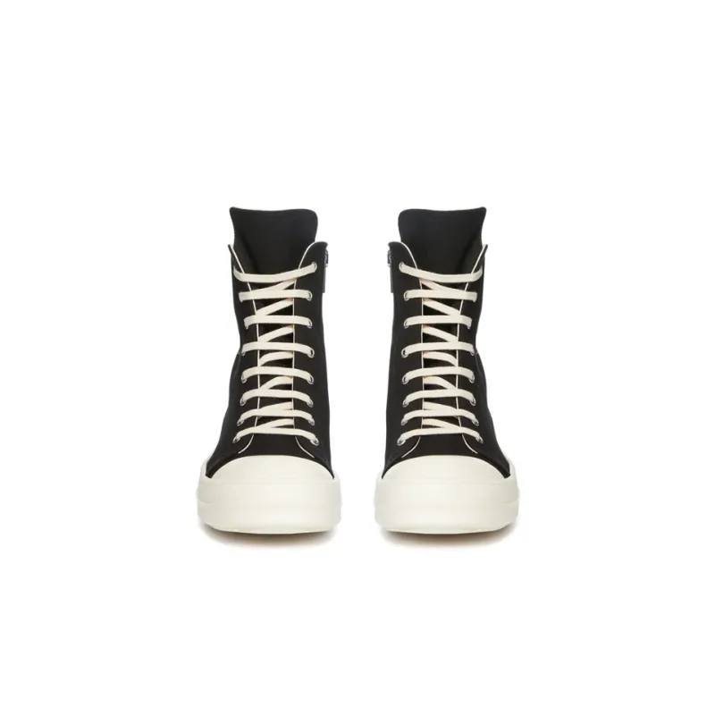 Rick Owens DRKSHDW High Top Black Milk-2