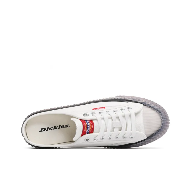 Dickies Canvas Shoes Unisex Low Top White-2