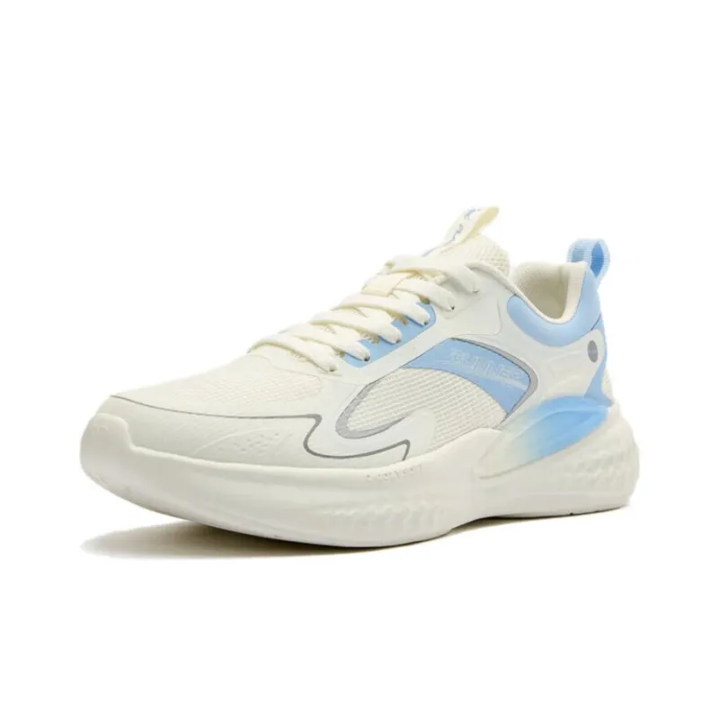 QIAODAN Shu Bomb 1.5 Slip Resistant Low Top Running Shoes Men's White-2