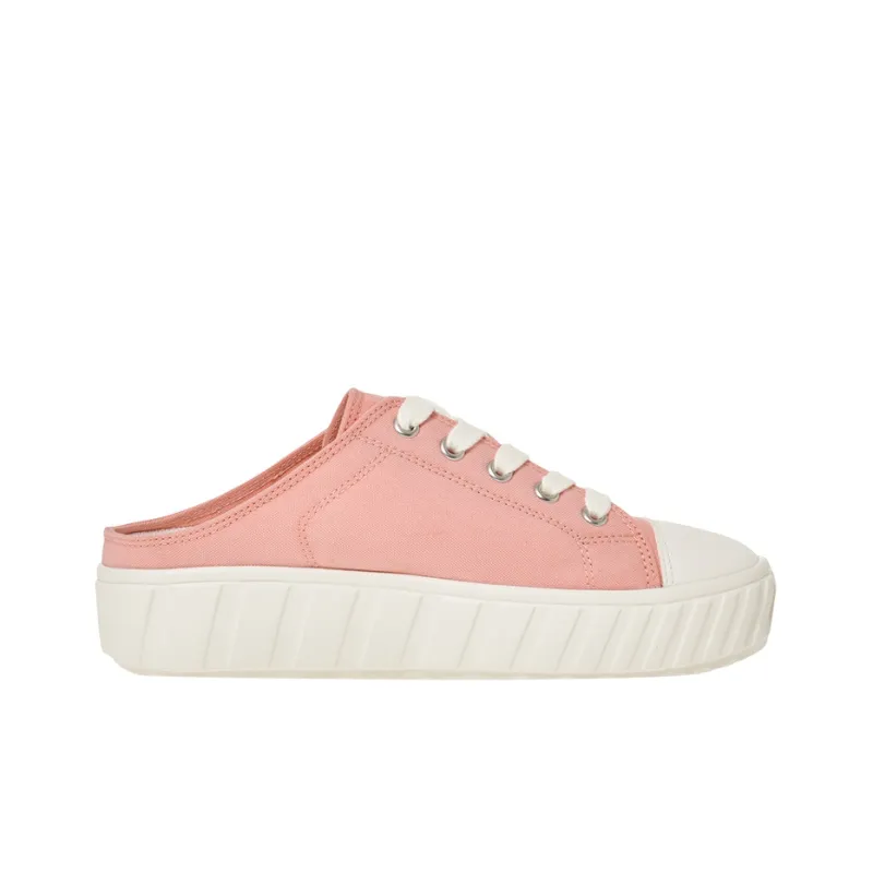 Nerdy Canvas Shoes Unisex Low-Top Pink-1
