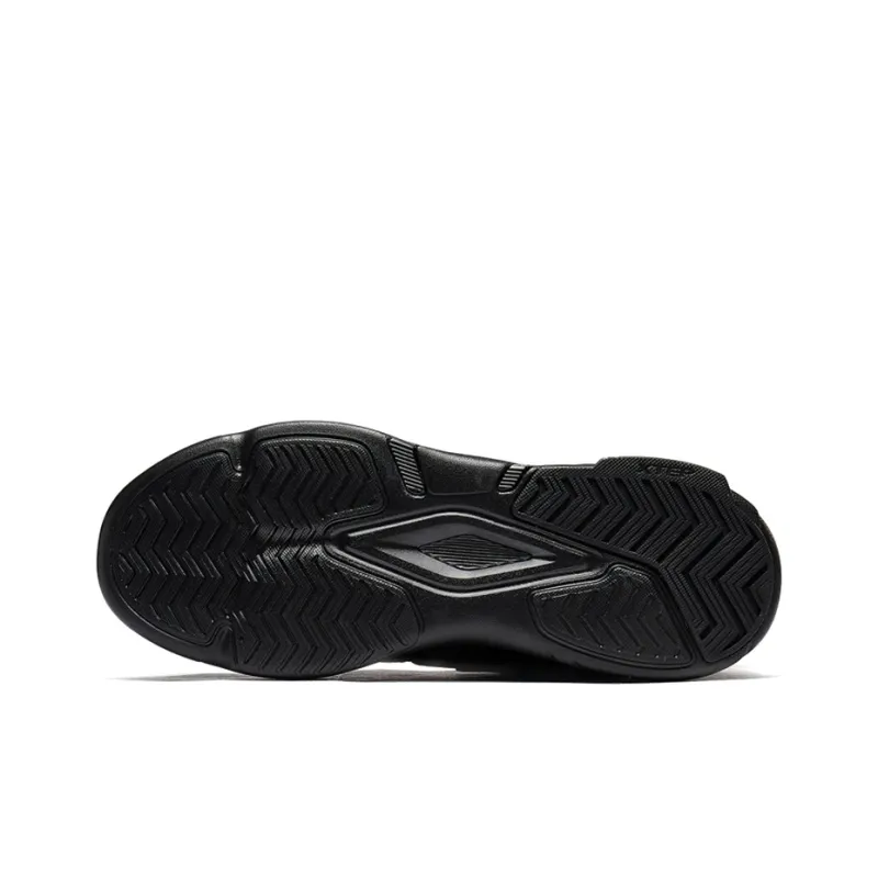 XTEP Chunky Sneakers Men Low Top Black-3