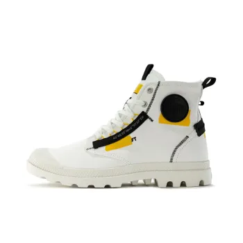 Palladium Pampa Anti Slip And Wear Resistant Breathable High Top Canvas Shoes Unisex White