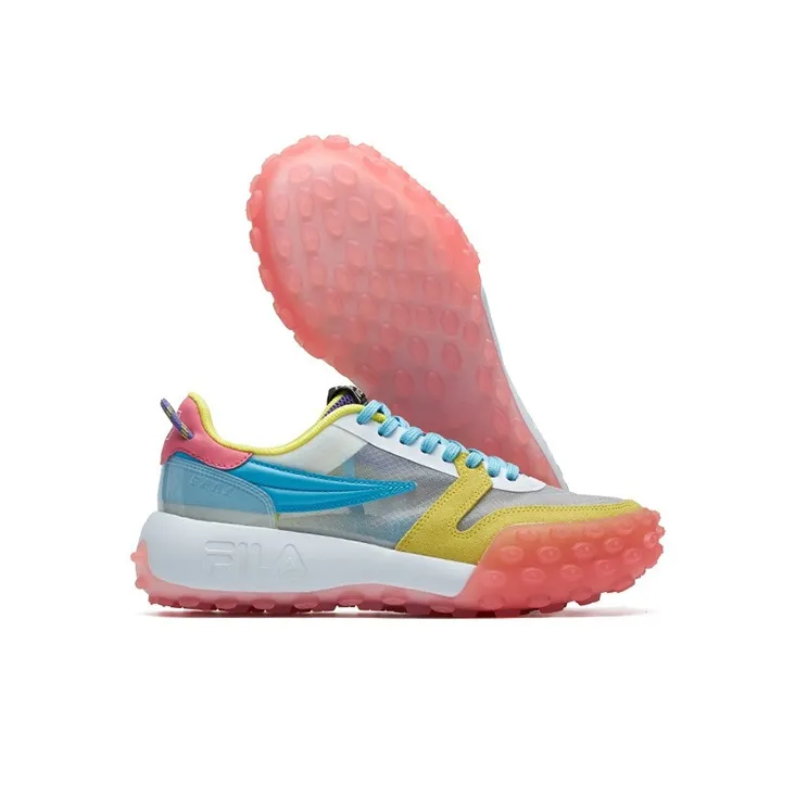 FILA Gara Chunky Sneakers Women's Low Top FILA White/Radiant Yellow-6
