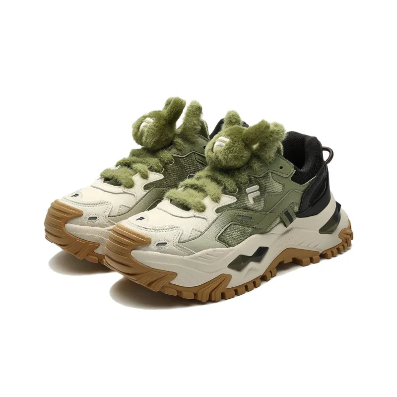 FILA FUSION Bianco Sneakers 'White Green Black' Women's-2