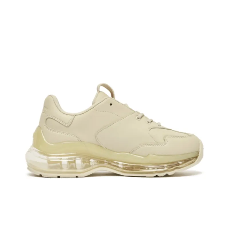 MLB Big Ball Chunky Anti Slip And Wear Resistant Lightweight Low Top Chunky Sneakers Unisex Beige-1