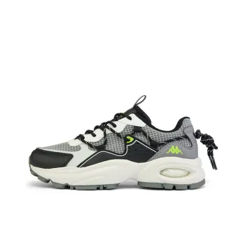 Kappa Shock Absorbers With Slip Resistant And Abrasion Resistant Properties Low Top Chunky Sneakers Unisex Black