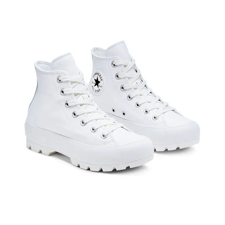 Converse Chuck Taylor All Star Lugged Leather Triple White Women's-2