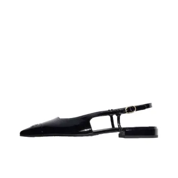 CHANEL Flat Shoes Women's Black