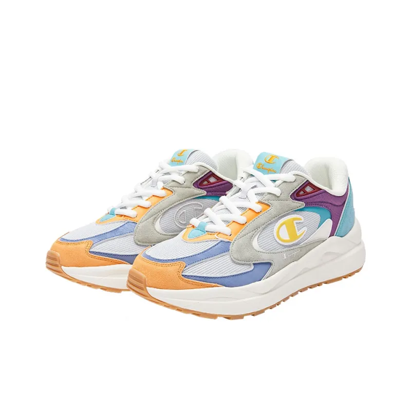Champion Chunky Sneakers Men Low-Top Papaya Milkshake/Dayak Gray-2