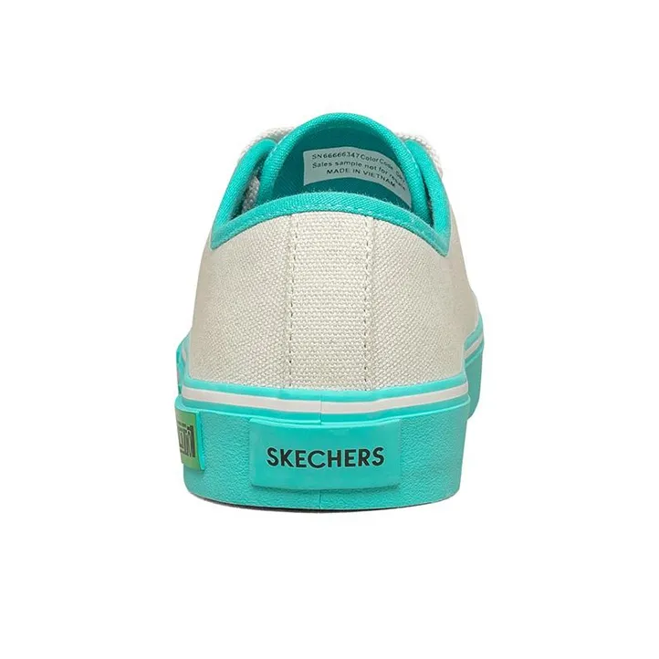 Skechers V'lites Anti Slip Wear Resistant Low Top Canvas Shoes Women's-3