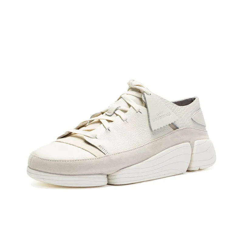Clarks Originals Trigenic Evo 3 Mid Top Chunky Sneakers Men's White-2