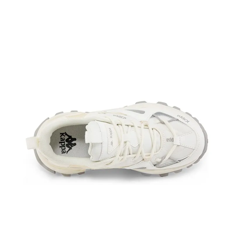 Kappa Cushioning Anti Slip And Wear Resistant Low Top Chunky Sneakers Unisex Ecru-2