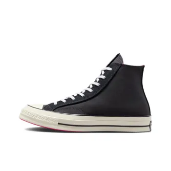 Converse Chuck 70 Wear Resistant High Top Canvas Shoes Unisex Black Pink