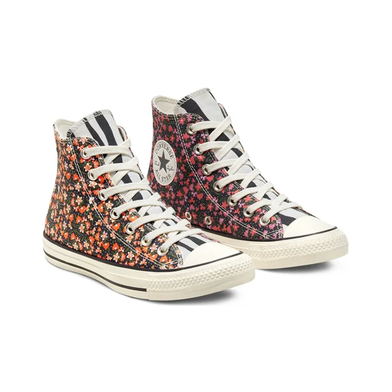 Converse Twisted Summer Chuck Taylor All Star High Top Floral Sneakers 'Red Pink Green' Women's-2