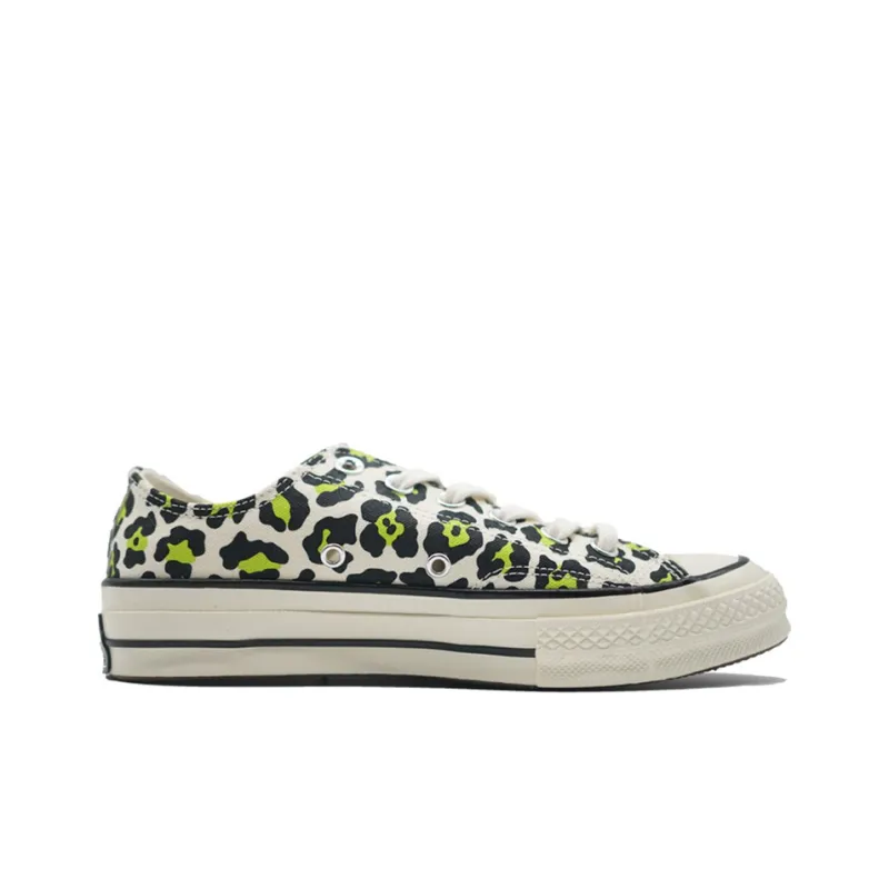 Converse Chuck Taylor All Star 70 Ox Leopard White Bold Lime Women's-1