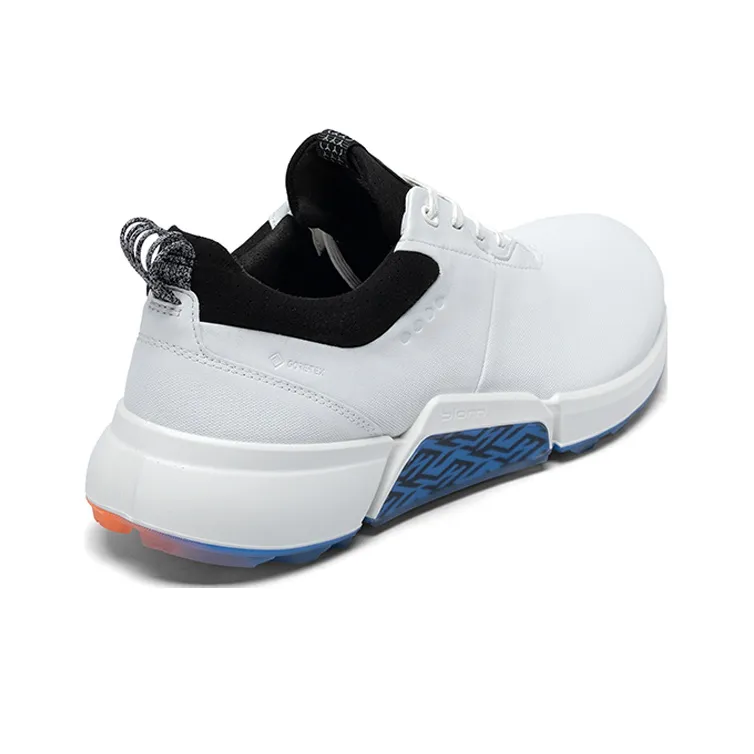 Ecco Golf Biom H4 Cushioning Anti Slip And Wear Resistant Coverage Low Top Casual Shoes Men's White-2