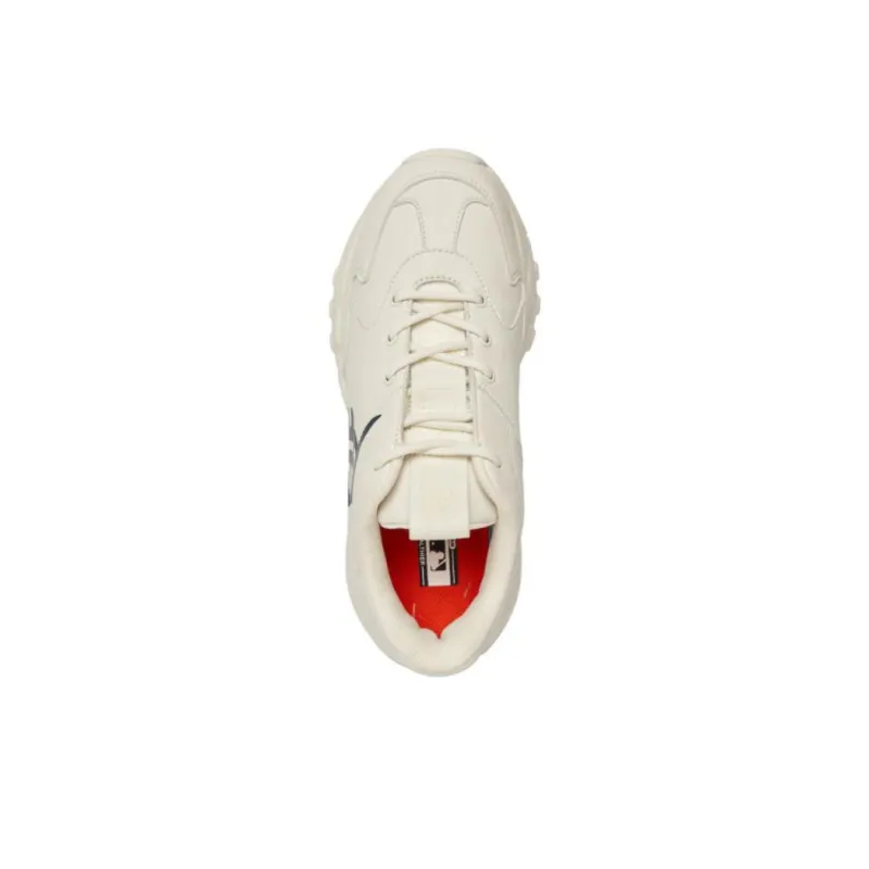 MLB Big Ball Chunky A Anti Slip Wear Resistant Low Top Chunky Sneakers Unisex Ecru-3