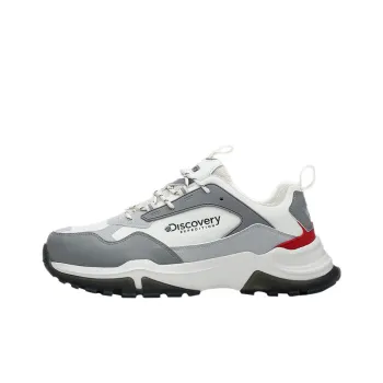 Discovery Expedition Wear-Resistant Breathable Cushioning Low-Top Chunky Sneakers Women's White