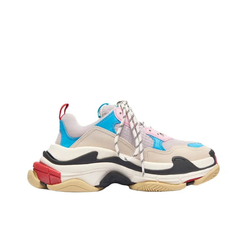 Balenciaga Triple S 'White Blue Pink' 2019 Women's-1