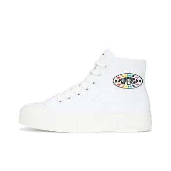 SUPERGA Canvas Shoes Unisex High-Top White