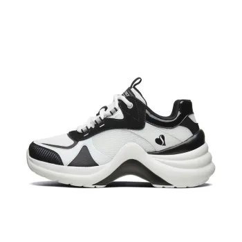Skechers Solei St Low Top Daddy Shoes White/Black Women's