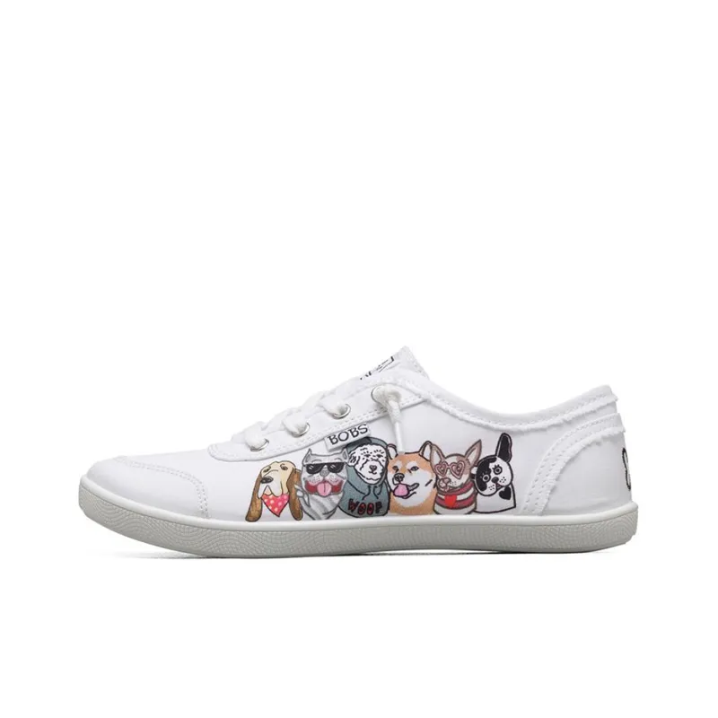 Skechers BEACH BINGO Women's Casual Shoes Women's White Multicolor-0