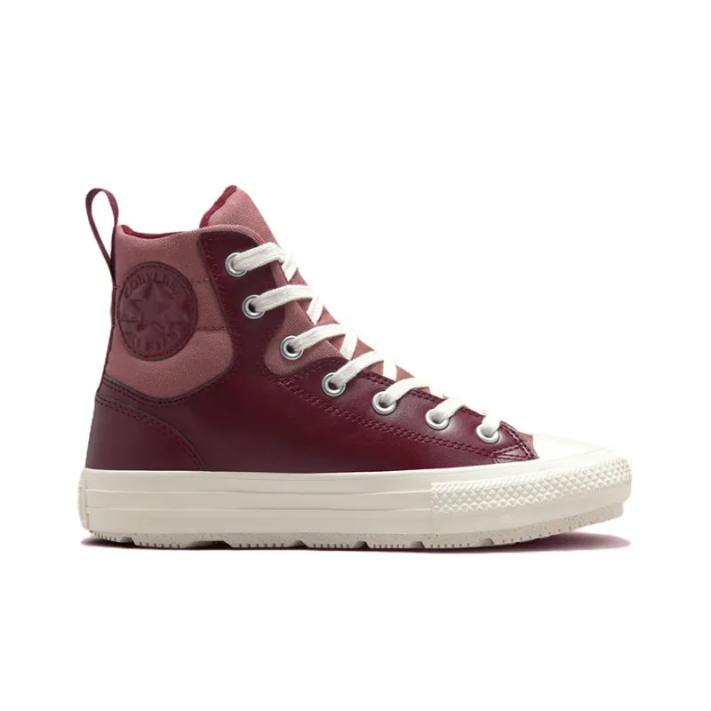 Converse Chuck Taylor All Star Berkshire Boot Anti Slip Wear Resistant High Top Canvas Shoes Unisex Red-1